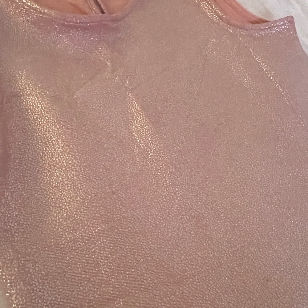 Shimmering Pink Sleeveless Top